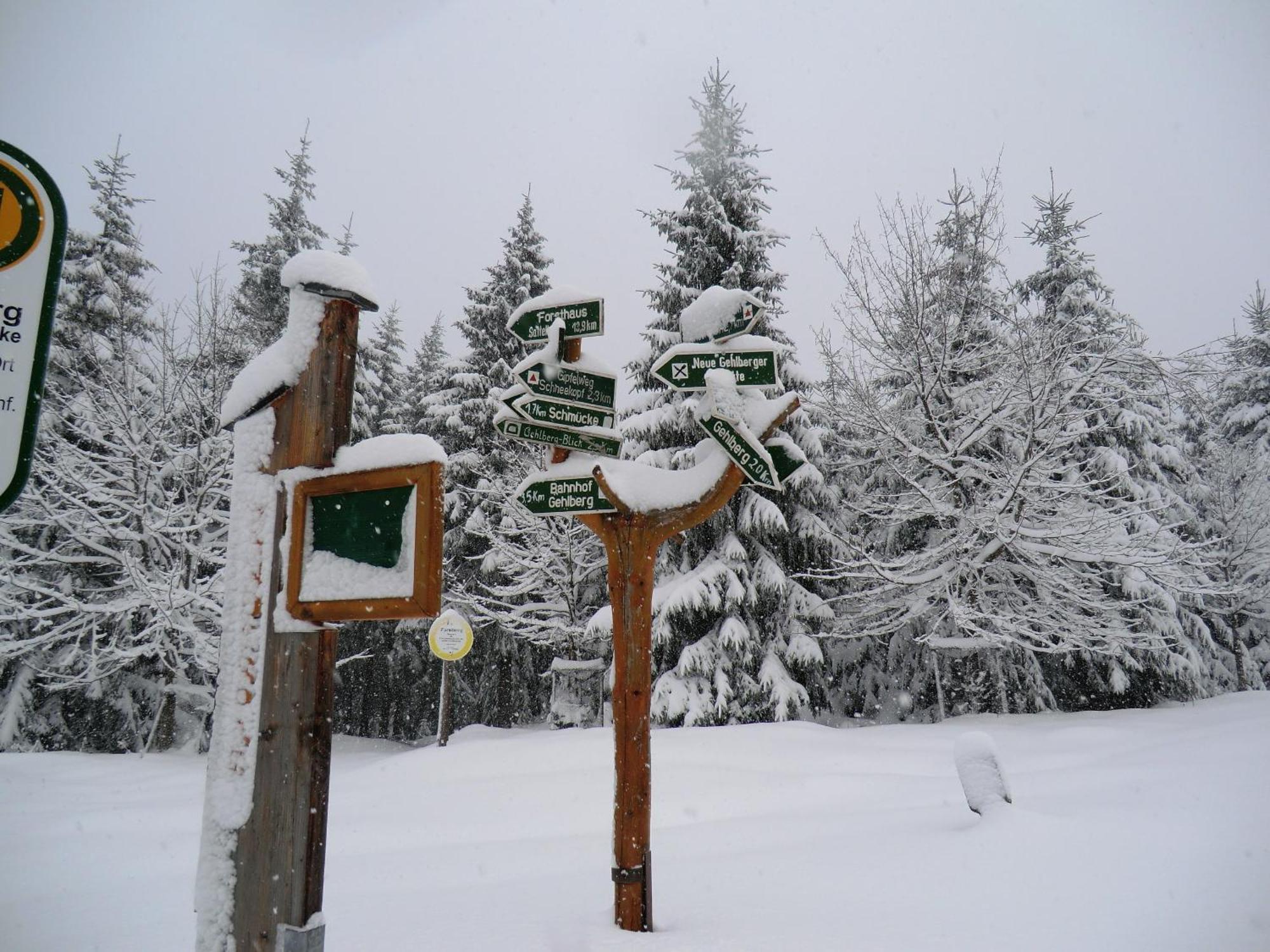 Hotel Zum Schneekopf "Garni" Gehlberg Zewnętrze zdjęcie